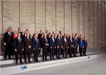 BELGIUM NATO DEFENSE MINISTERS MEETING