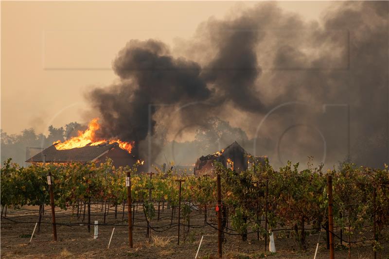 USA NORTHERN CALIFORNIA WILDFIRE