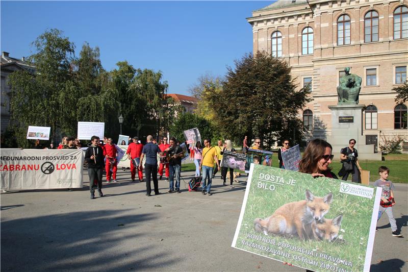 Održan 2. Međunarodni prosvjed za zabranu lova u organizaciji udruge Oslobođenje životinja