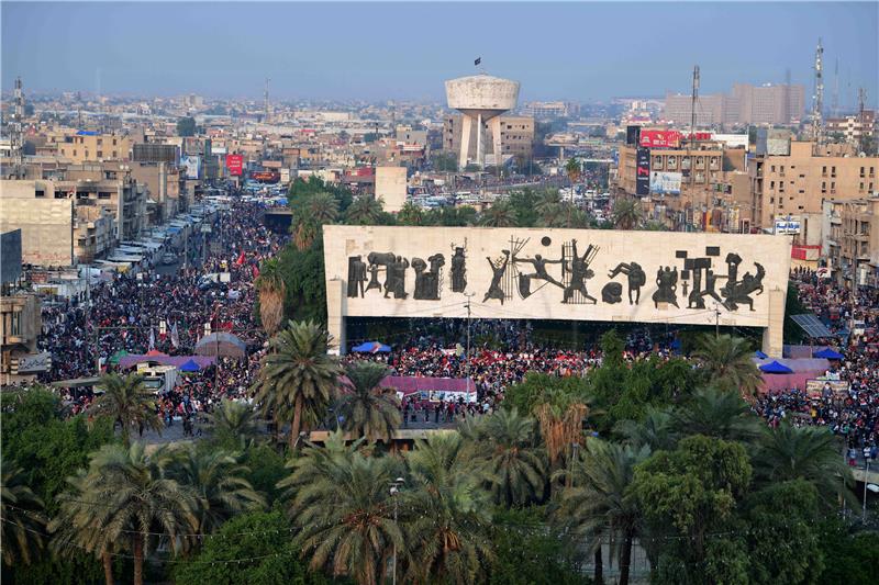 IRAQ PROTESTS IN BAGHDAD