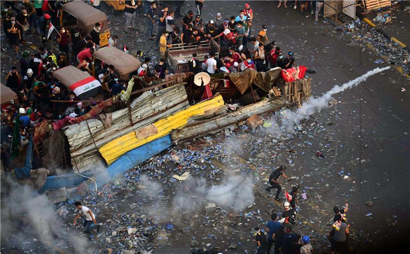 epaselect IRAQ PROTESTS IN BAGHDAD