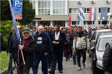 Prosvjed radnika Đure Đakovića