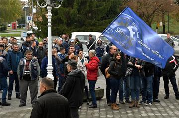 Prosvjed radnika Đure Đakovića