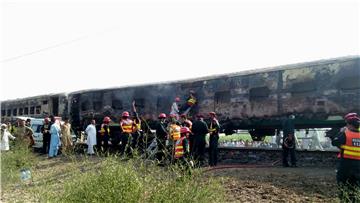 PAKISTAN FIRE TRANSPORT ACCIDENT