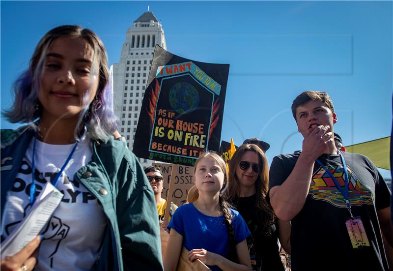 USA THUNBERG YOUTH CLIMATE STRIKE