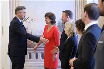 Premijer Plenković primio je izaslanstvo Američke gospodarske komore u Europi