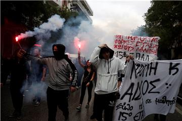 GREECE HIGH SCHOOL STUDENTS RALLY