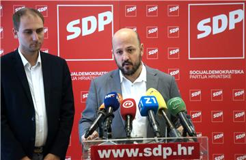 Konferencija za novinare SDP-a Zagreb