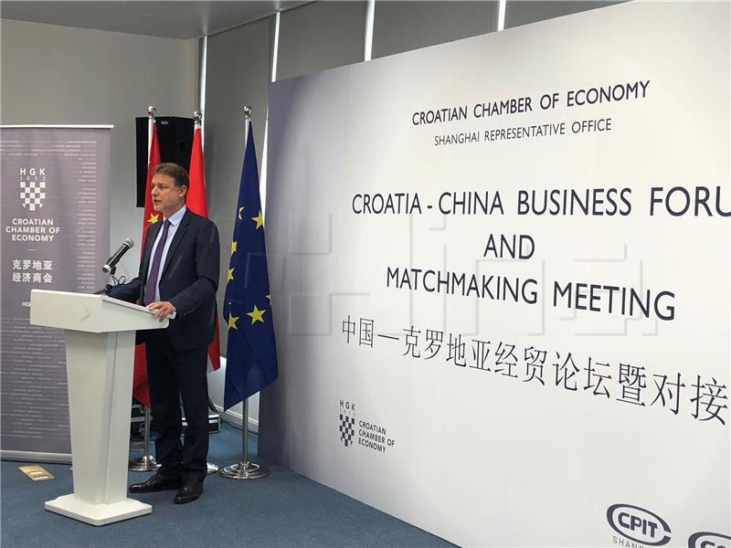 Parliament speaker calls on Croatian and Chinese companies to invest