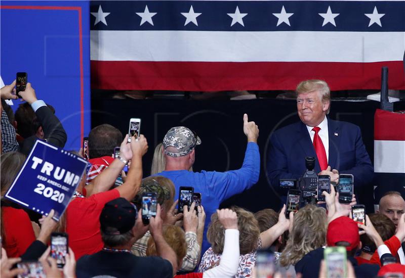 USA GOVERNMENT ELECTIONS TRUMP RALLY