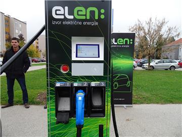 Fast charging station for electric cars presented in Varazdin