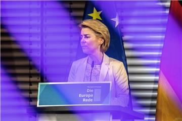 Ursula von der Leyen delivers the 'European Speech' in Berlin