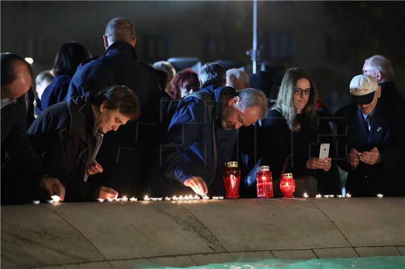 Night of Broken Glass commemorated in Zagreb