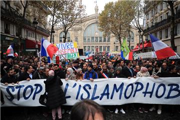 FRANCE PROTEST ISLAMOPHOBIA