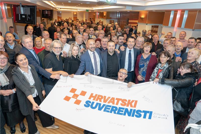 Hrvatski suverenisti od nedjelje udruženi u političku stranku