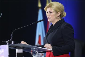 Kandidatkinja za novi predsjednički mandat Kolinda Grabar Kitarović predstavila svoj izborni program