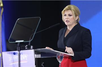 Kandidatkinja za novi predsjednički mandat Kolinda Grabar Kitarović predstavila svoj izborni program