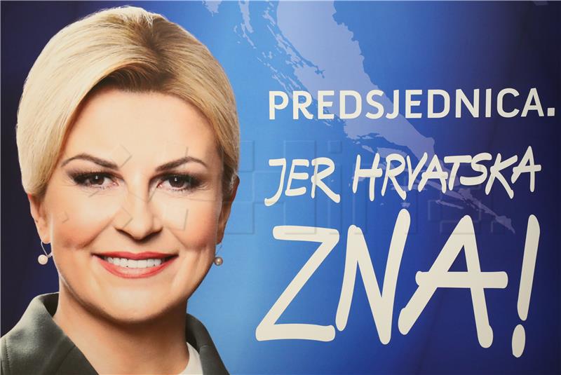 Kandidatkinja za novi predsjednički mandat Kolinda Grabar Kitarović predstavila svoj izborni program