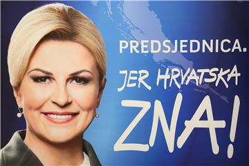 Kandidatkinja za novi predsjednički mandat Kolinda Grabar Kitarović predstavila svoj izborni program