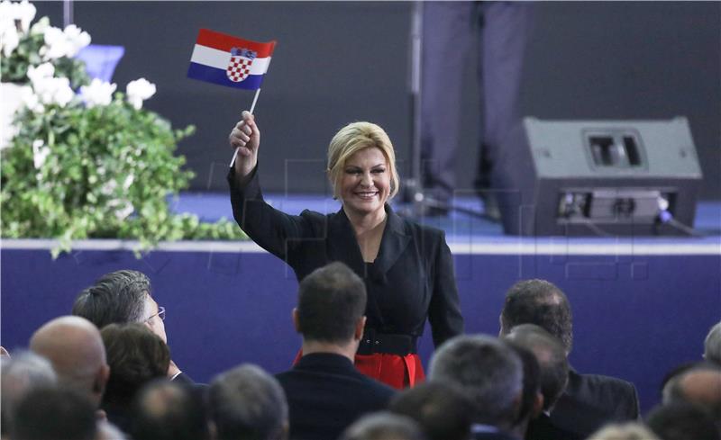 Grabar-Kitarovic: Let us continue building the Croatia we desire and deserve