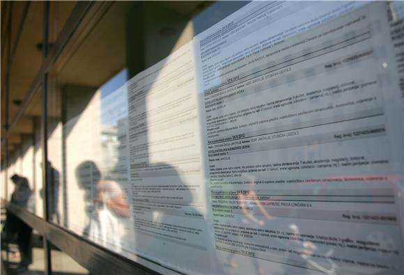 Unemployment up m-o-m and down y-o-y, 1 in 5 unemployed Croats on dole