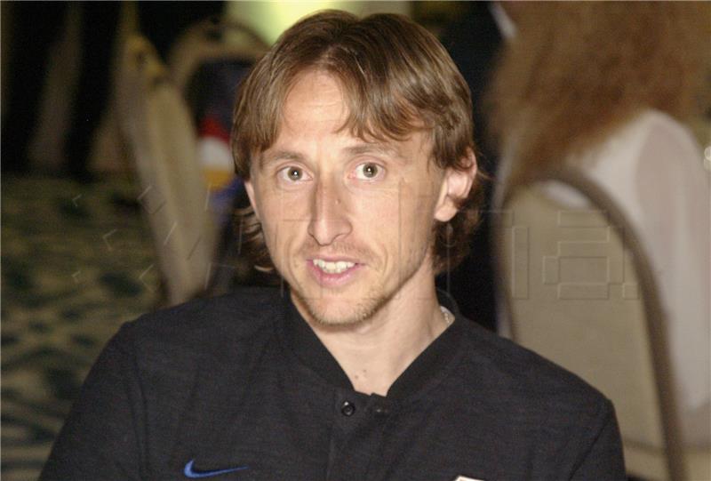 Croatia's Luka Modric wins Golden Foot award