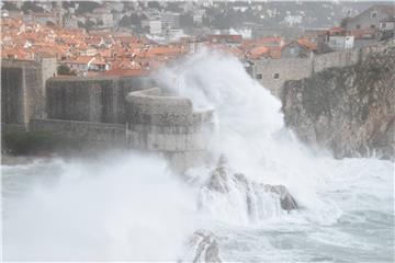 Olujno nevrijeme u Dubrovniku