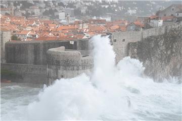 Olujno nevrijeme u Dubrovniku