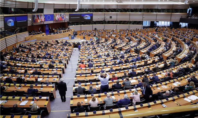 BELGIUM EU PARLIAMENT MINI PLENARY SESSION