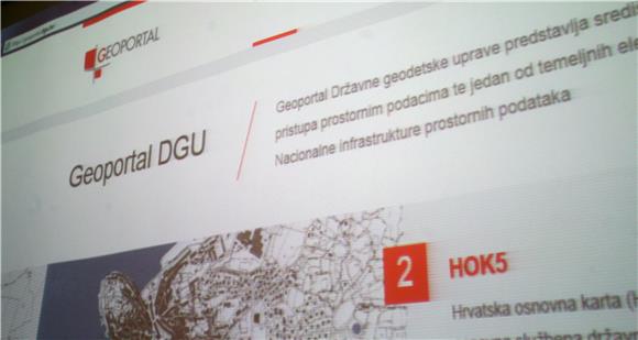 GeoCroatia portal put on test run