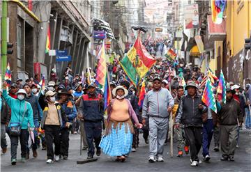 BOLIVIA GOVERNMENT PROTESTS