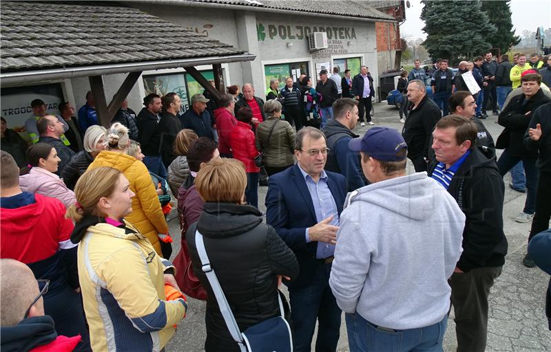 Mještani Maruševca prosvjedovali zbog ceste Greda - Donje Ladanje