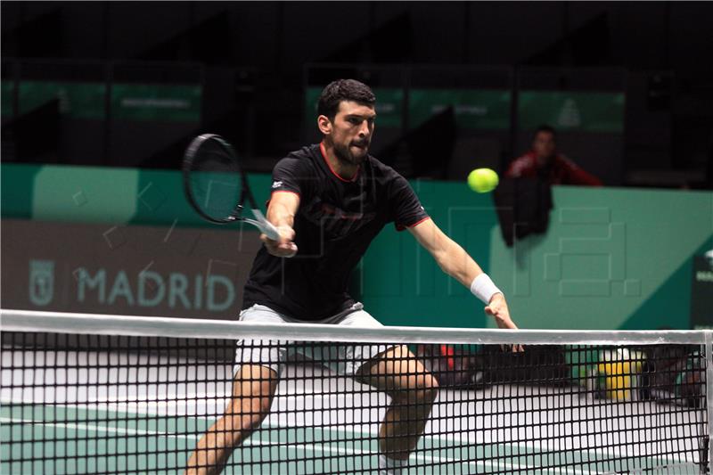 Madrid: Hrvatska Davis cup reprezentacija održala trening