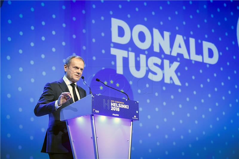 Tusk to become new EPP president in Zagreb