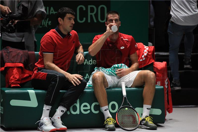 Davis cup, Hrvatska - Rusija: Borna Gojo - Andrey Rublev