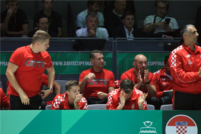 Davis cup, Hrvatska - Rusija: Borna Gojo - Andrey Rublev