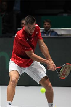 Davis cup, Hrvatska - Rusija: Borna Gojo - Andrey Rublev