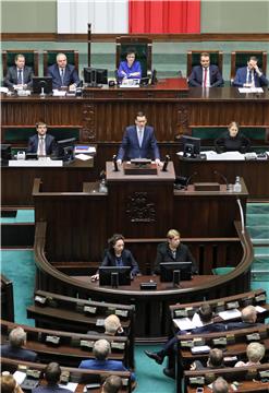 POLAND SEJM POLICY SPEECH