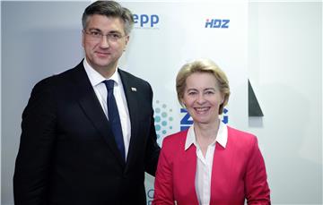 Premijer Plenković se u Areni susreo s Ursulom von der Leyen