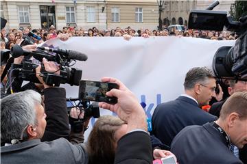 Plenković na "Prosvjedu šutnje"