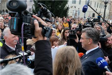 Plenković na "Prosvjedu šutnje"