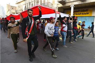 IRAQ PROTESTS IN BAGHDAD