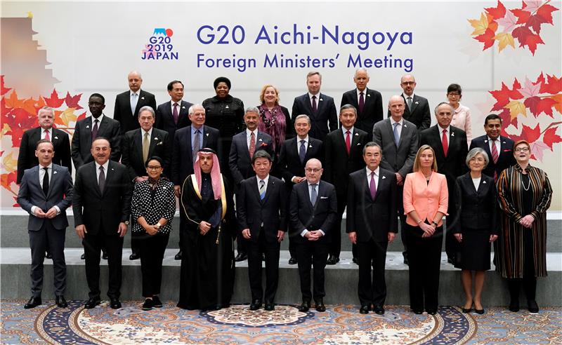 JAPAN DIPLOMACY G20 FOREIGN MINISTERS MEETING