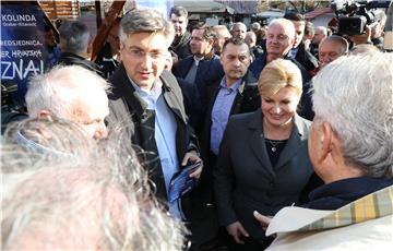 Plenković: Grabar-Kitarović ima najbolji program i pouzdan smjer budućnosti Hrvatske