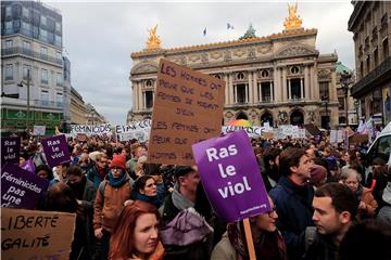 FRANCE WOMEN PROTEST SEXUAL VIOLENCE