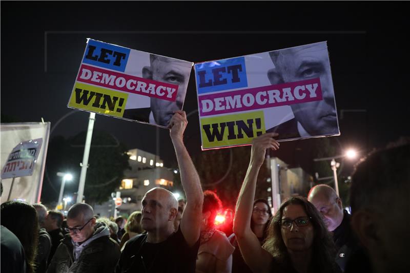 ISRAEL NETANYAHU PROTEST