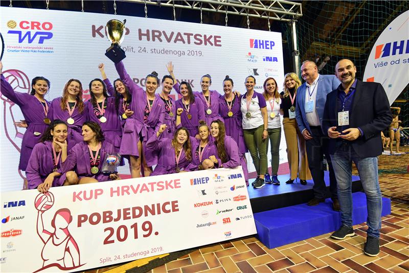 Finale vaterpolo kupa Hrvatske za žene ZAVK Mladost-Jadran ST