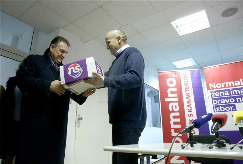 Milanovic stops collecting signatures for candidacy after surpassing required number