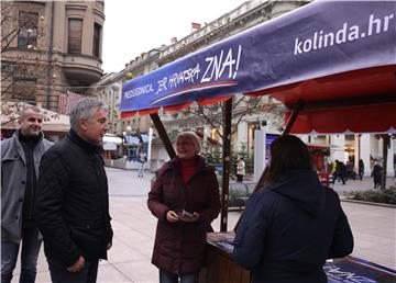 Predsjednički kandidat Miroslav Škoro s građanima Zagreba