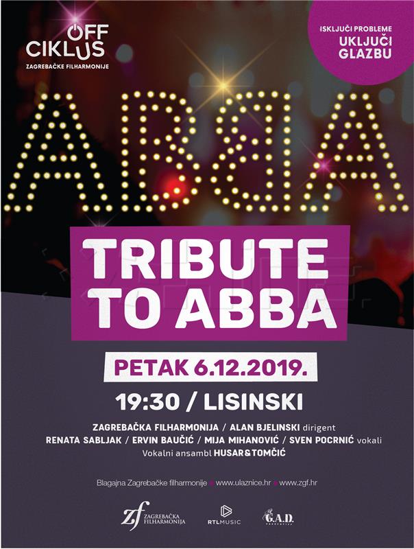 Tribute to ABBA u Off ciklusu Zagrebačke filharmonije